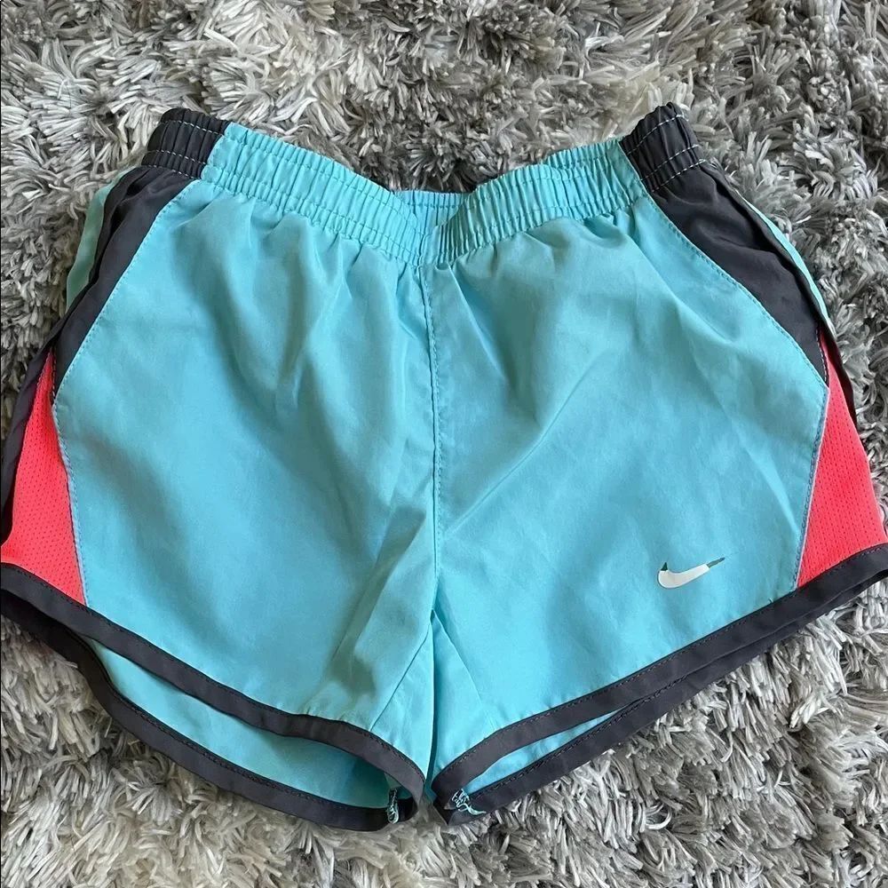 Nike kids Blue and Pink Athletic Shorts